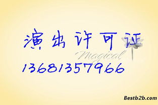 全面解析营业性演出许可证 办理流程、审批要点与注意事项